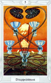 four of cups present